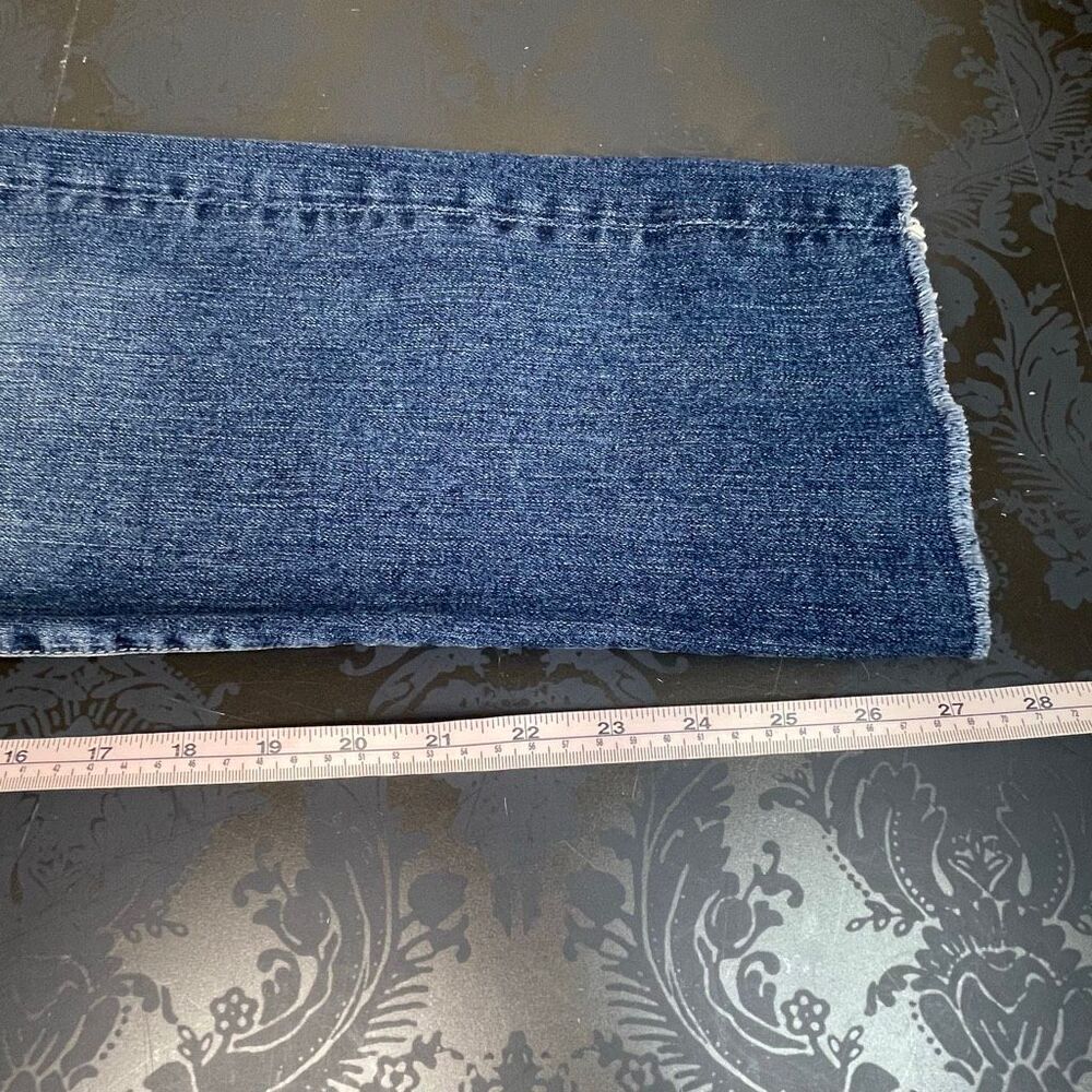AG Adriano Goldschmied Ex-Boyfriend Slouchy Slim Crop Jeans Size 31 - Picture 10 of 12